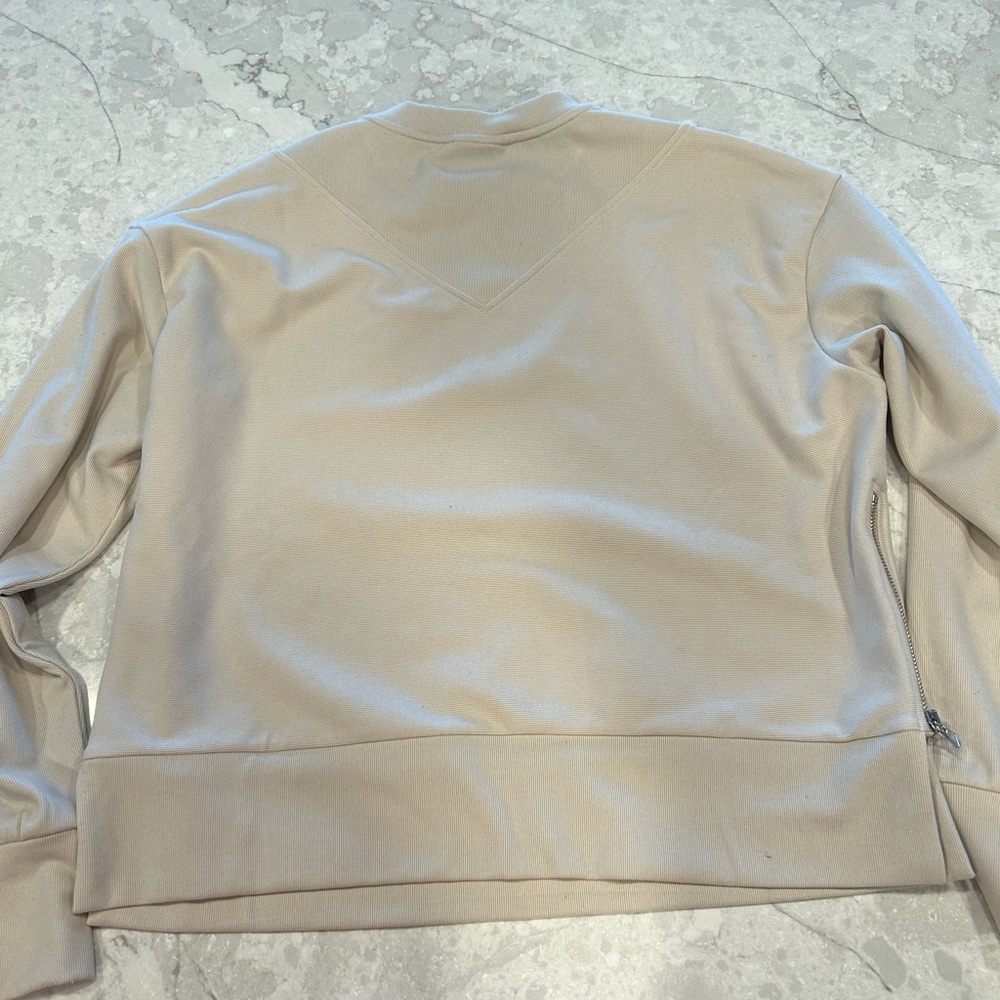 Varley Soft Ribbed Cream Sweater - Picture 4 of 5